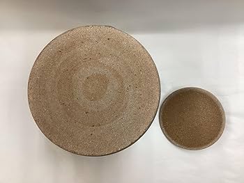 茶道具 新品 水指 耳付 朝鮮唐津 利左エ門窯 共蓋付 Amazon.co.jp: 茶道具 新 水指 耳付 朝鮮唐津 利左エ門窯 共蓋付
